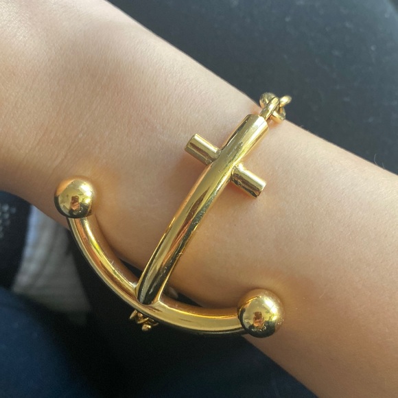 Kate spade anchor gold bracelet
